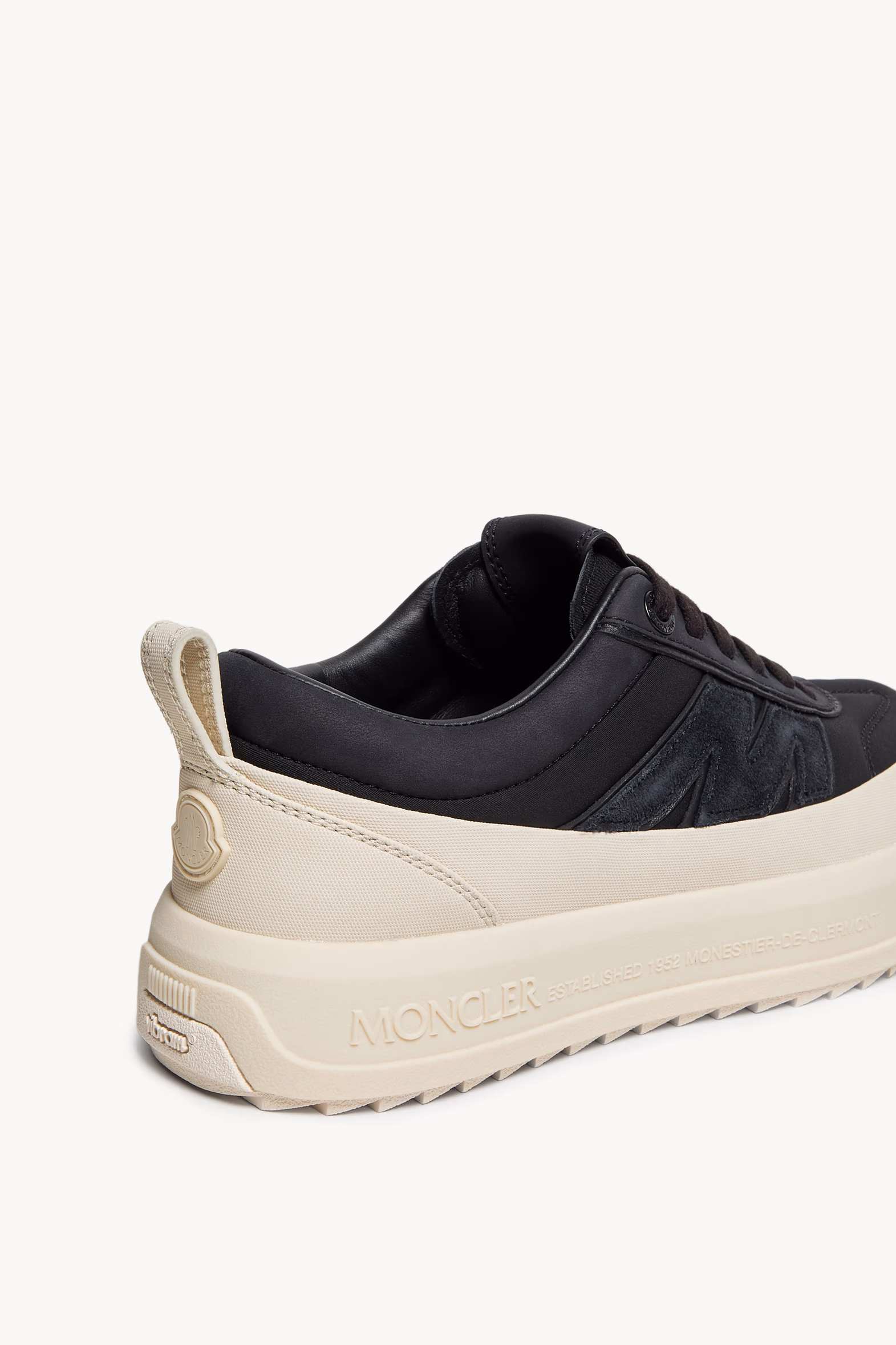 Moncler Altive Nubuck & Suede Sneakers Women Black Moncler 8